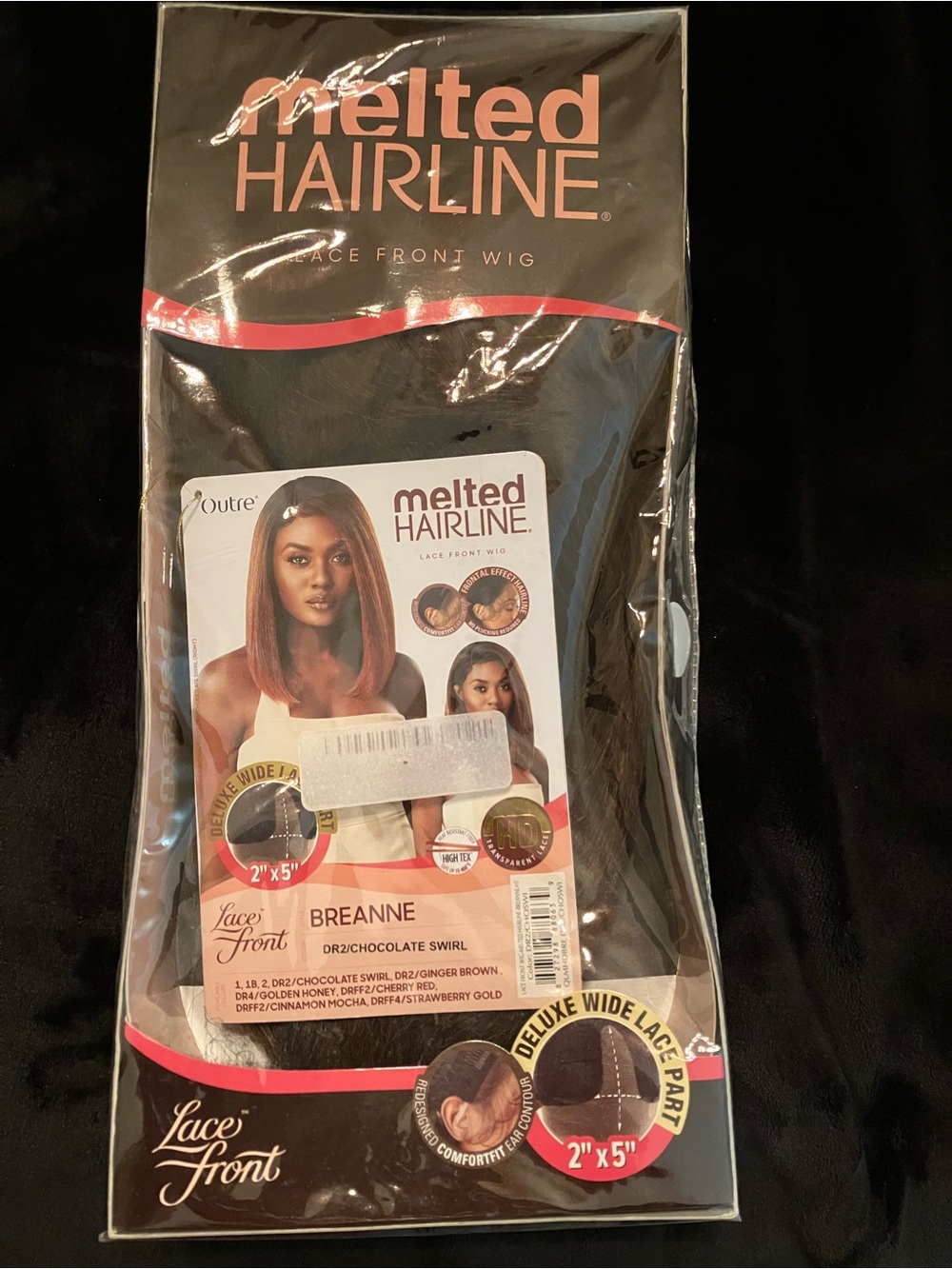 Outre Melted Hairline Breanne Lace Front Wig in DR2/Chocolate Swirl